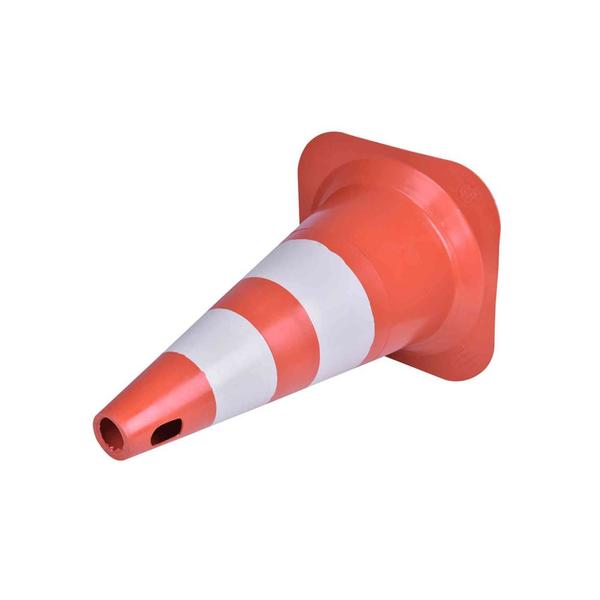 Imagem de Cone de Sinalização Laranja/ Branco 50cm Ref 70001283 PLASTCOR