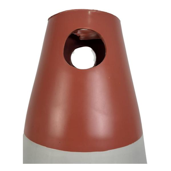 Imagem de Cone de Sinalização Transito Laranja/Branco PLT 50cm 1 Fit