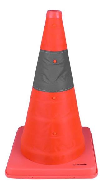 Imagem de Cone Dobrável Para Sinalização De Trânsito Estrada E Viagem