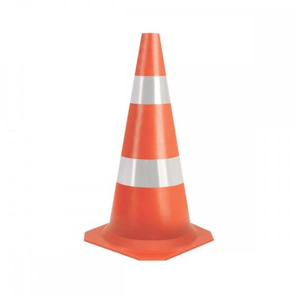 Imagem de Cone Flexivel Plastcor Plastico Refletivo Laranja 50Cm  70000654