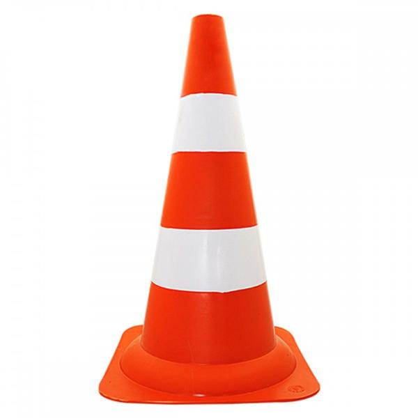 Imagem de Cone Laranja/Branco 50Cm Pq Delta