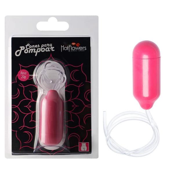 Cone Pompoarismo cor Rosa 20gr - HF Imagem de Cone Pompoarismo cor Rosa 20gr