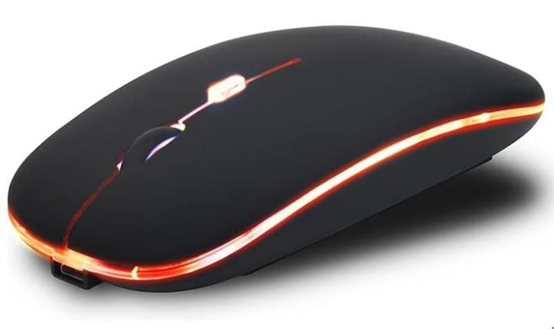 Imagem de Conecte-Se Sem Limites: Mouse Sem Fio Recarregável Led Rgb,