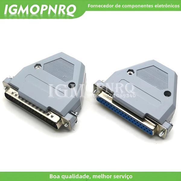 Imagem de Conector Adaptador Db9 5 Peças Rs232 Serial Com Plugue Macho Fêmea Porta Soquete D Sub Caixa De