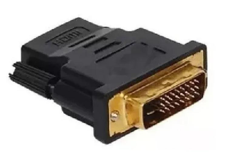 Imagem de Conector Adaptador Dvi X Hdmi Fêmea 24+1 Banhado