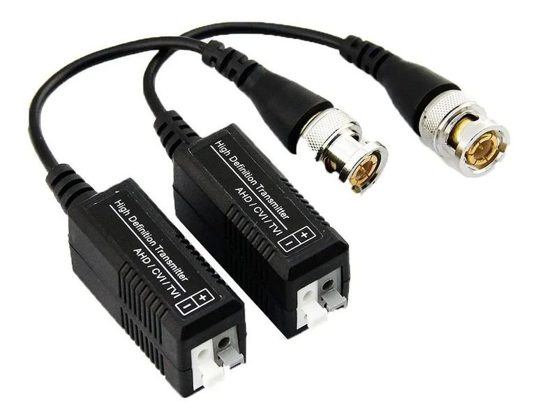 Imagem de Conector Balun De Vídeo Para Câmera De Segurança Engate Rápido