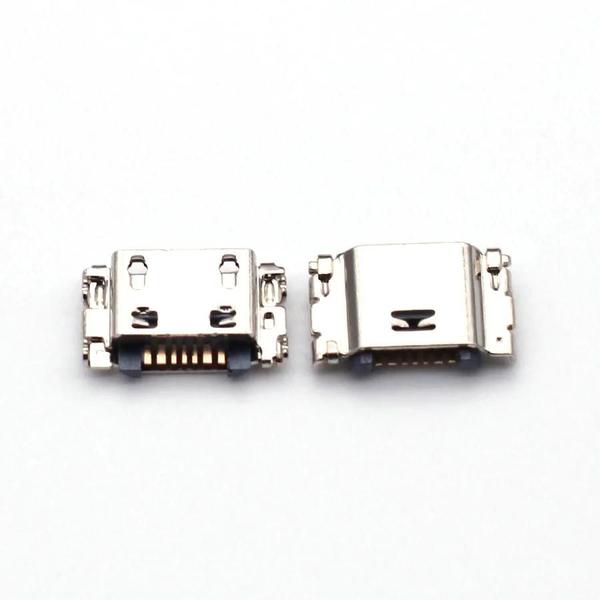 Imagem de Conector de Carregamento Micro USB 7 Pinos Samsung (100 Unidades) - J5, J7, A7, A8, A10