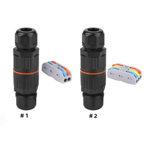 Conector de Fio IP68 à Prova d'Água - Conexão Rápida 2/3 Pinos (Solda) para Lâmpada LED Imagem de Conector de Fio IP68 à Prova d'Água - Conexão Rápida 2/3 Pinos (Solda) para Lâmpada LED