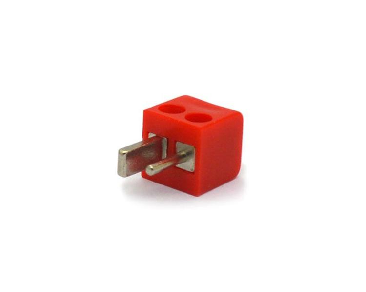 Imagem de Conector Din 2 Pinos Vermelho - JL21310 - Jiali