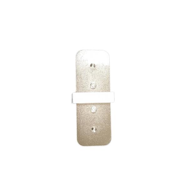 Conector Emenda Reta Para Trilho Eletrificado Branco c/ aço - AVJ Imagem de Conector Emenda Reta Para Trilho Eletrificado Branco c/ aço