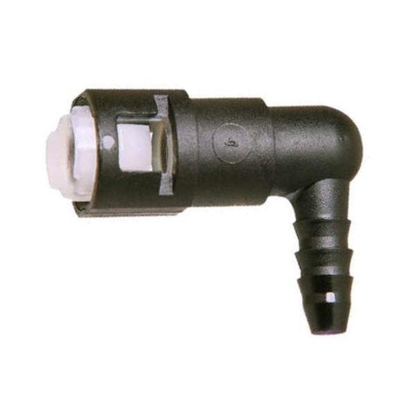 Imagem de Conector Engate Rápido Sistema Combustível  Flange Tampa Bomba 90 3/8" x 5/16"