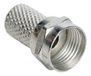 Imagem de Conector F De Rosca Rg 59 Cabo Coaxial Para Antena C/ 100 Pç