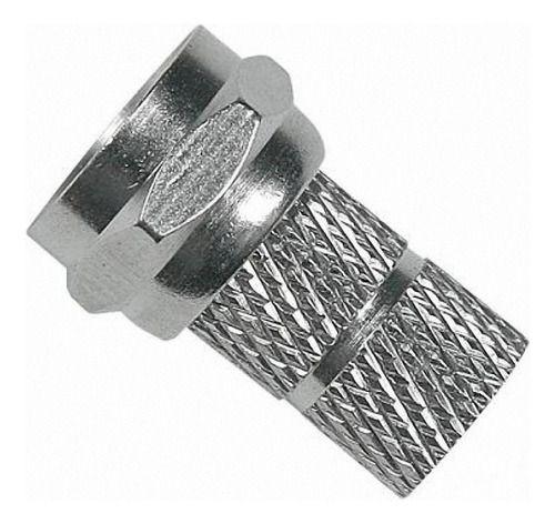 Imagem de Conector F De Rosca Rg 6 Cabo Coaxial Para Antena C/ 100 Pç