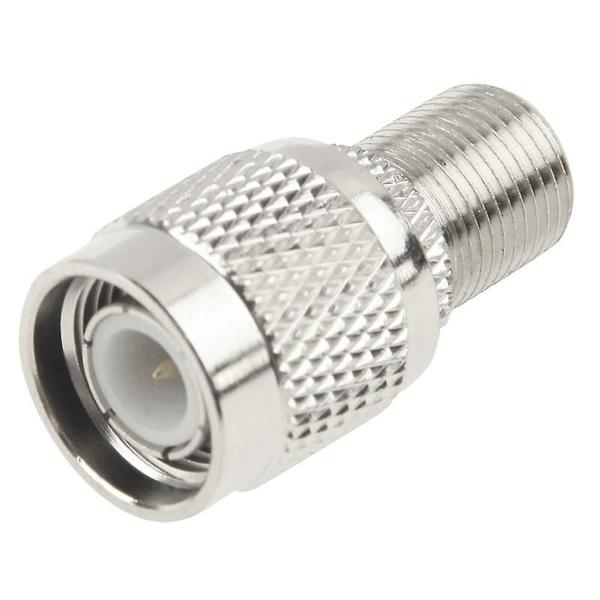 Imagem de Conector F fêmea para TNC macho Wokex Silver 30 mm x 15 mm 13 g