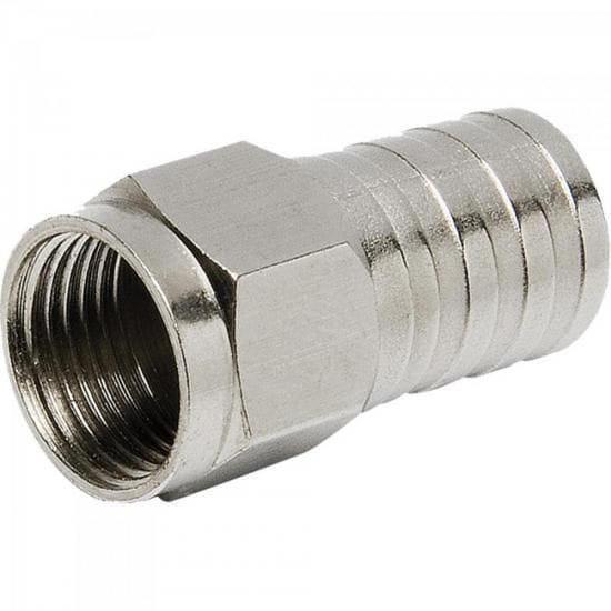 Imagem de Conector F Para Crimpar Rg59 Conf0006 Níquel Storm 100Un