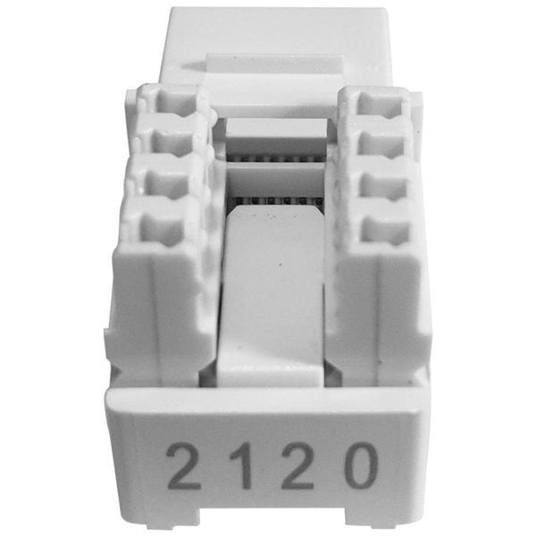 Imagem de Conector Fêmea Keystone RJ45 Cat5e Branco Soho Plus - Furukawa