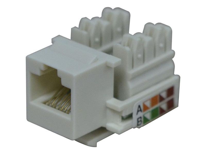 Imagem de Conector Fêmea RJ45 CAT5e Hikari - Conjunto 10 Peças