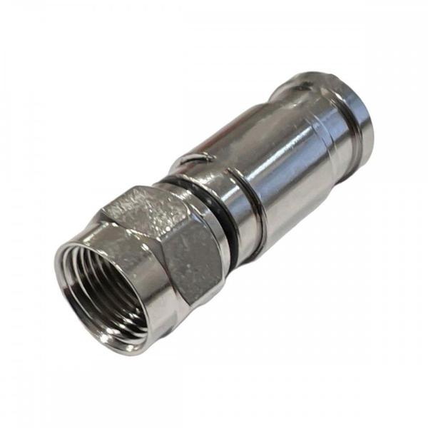 Imagem de Conector Fio Coaxial Dezcomp Compressao Rg-59 Pacote Com 20 Pecas - Kit C/20 Pecas