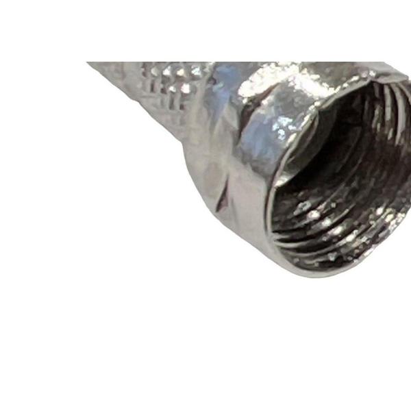 Imagem de Conector Fio Coaxial Interneed Com Rosca Rg-59 Pacote Com 30 Pecas