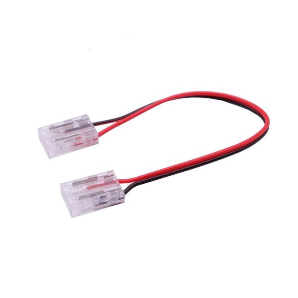 Conector Fita Led COB 10mm 2 Vias 2 Terminais - 5 Unidades - RICELOM Imagem de Conector Fita Led COB 10mm 2 Vias 2 Terminais - 5 Unidades