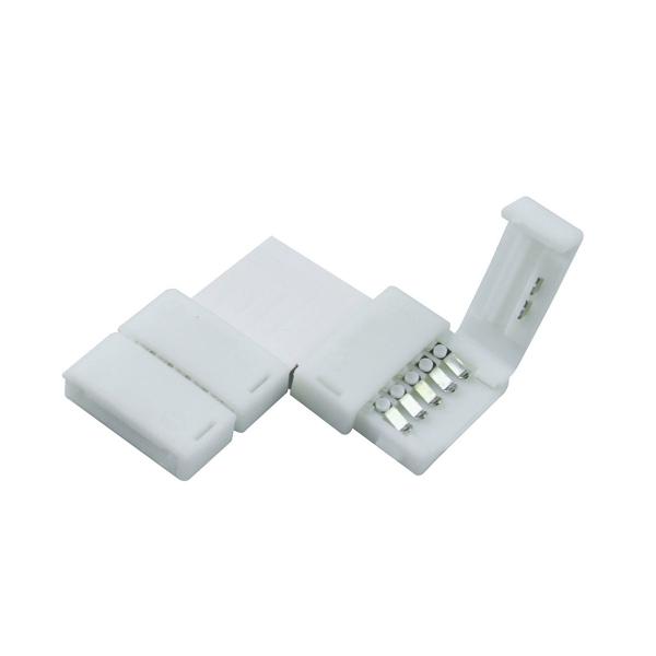 Imagem de CONECTOR FITA LED RGBW EM L - 12MM - 5 VIAS - 20 unidades