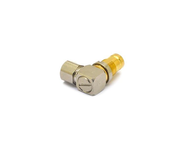 Imagem de Conector IEC 169-13 Tipo 1.6/5.6 Fêmea Angular Cabo Painel Prensa Cabo RG-58 - 60058 - Gav 116 - KLC