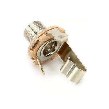 Imagem de Conector Jack P10 Mono Para Guitarra Contra Baixo 1/4 "