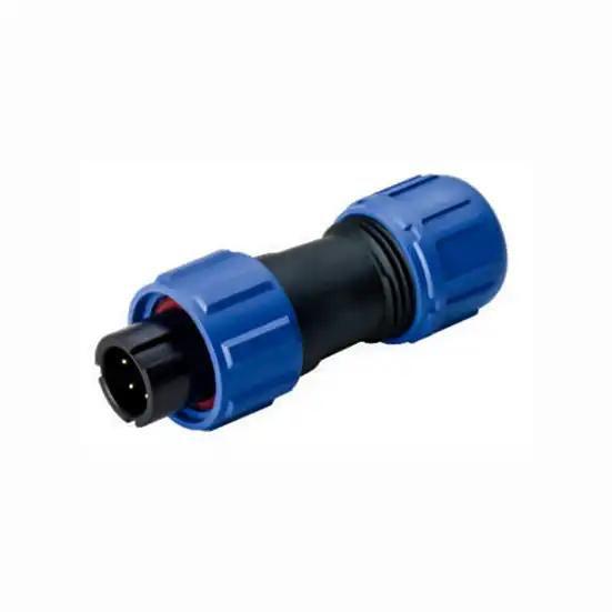 Imagem de Conector Macho+Fêmea Prova De Água Proteção Ip67/68  Modelo Sp1110 4 Pinos Rg11 Corrente Máx. 5A