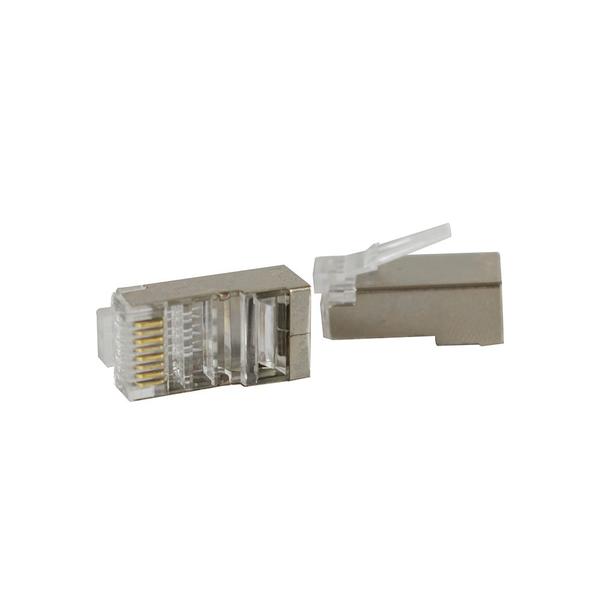 Imagem de Conector Macho RJ-45 EVUS CAT6 UTP Blindado PCT com 100 C-103