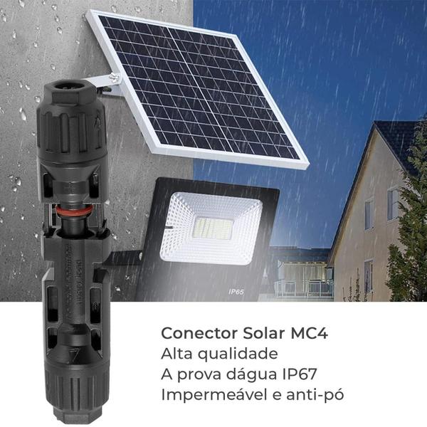 Imagem de Conector Mc4 Para Sistema Fotovoltaico Painel Solar 10 Pares