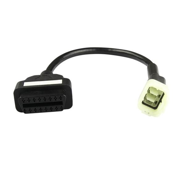 Imagem de Conector OBD2 para Motocicletas Yamaha, Suzuki, Kawasaki, Honda e Ducati - 3, 4 e 6 Pinos