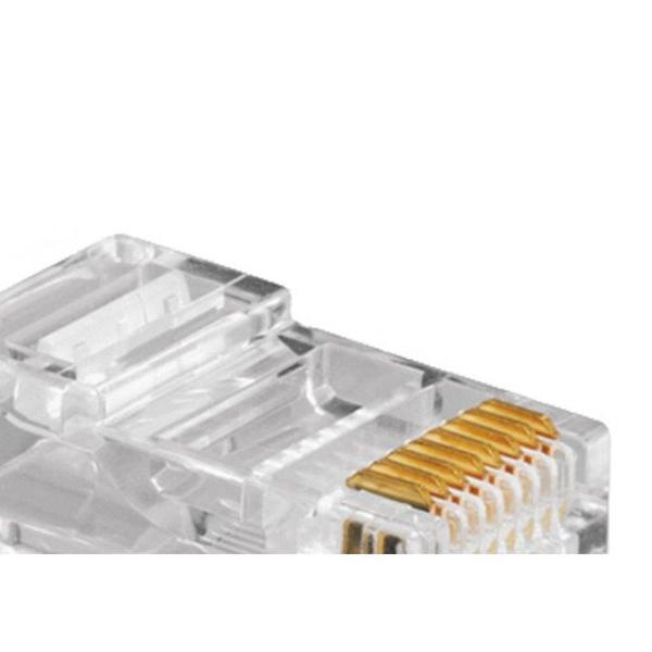 Imagem de Conector P/Computador Modular Rj45 - Kit C/20 Unidades