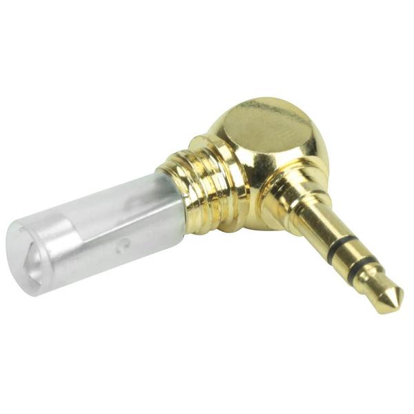 Imagem de Conector P2 Plug Stereo 90 Graus Cachimbo Pronta Entrega