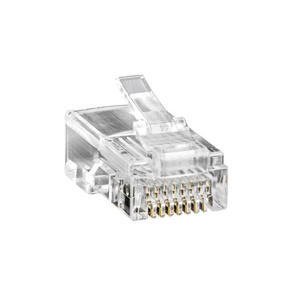 Imagem de Conector Plug Macho Conexão Rj45 Cat6 Intelbras Conex 1000 Para Cabo de Rede Lan 150 Unidades