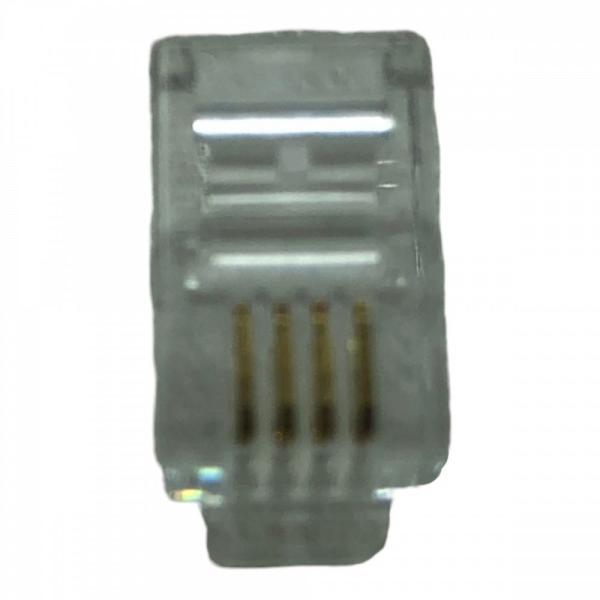 Imagem de Conector plug  para telefonia rj 12 macho interneed 051800