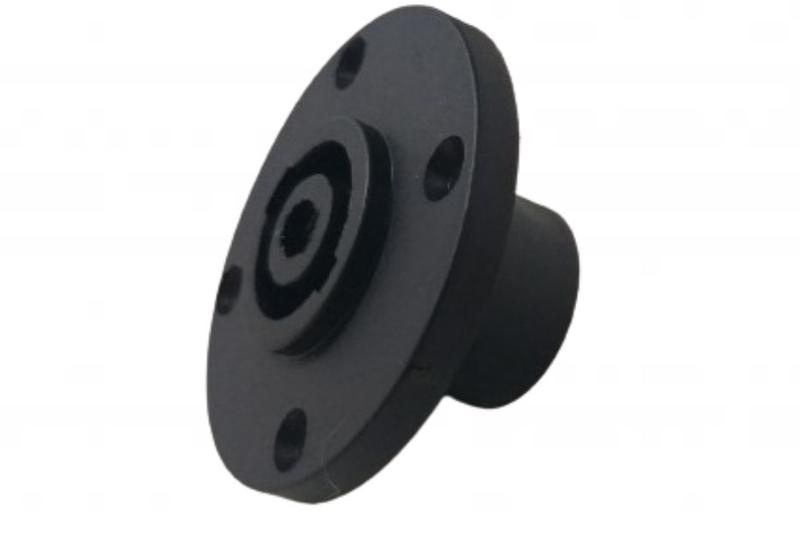 Imagem de Conector plug speakon femea 4 vias redondo preto