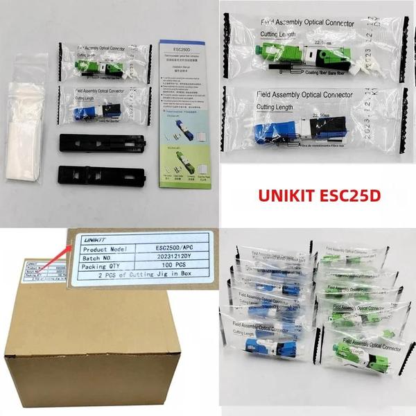 Imagem de Conector Rápido de Fibra Óptica SC/UPC UniKit ESC250D - FTTH