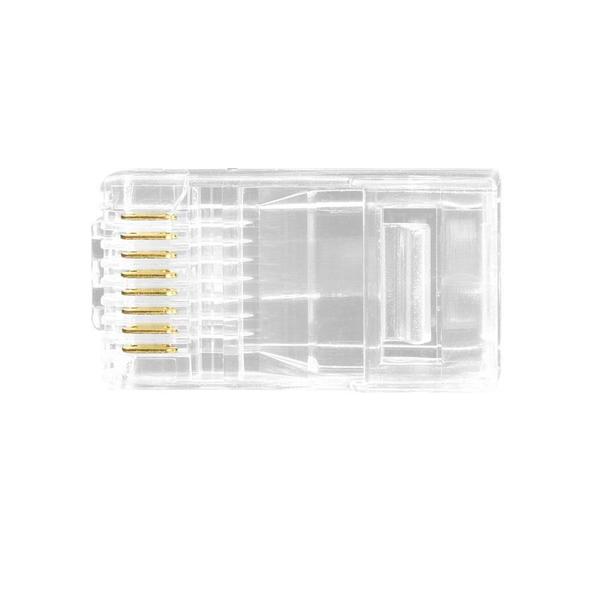 Imagem de Conector Rj-45 Macho Evus C-099 Cat6 Utp 8X8 100Un.