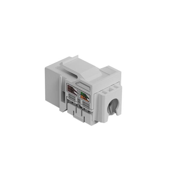 Imagem de Conector Rj45 Femea 90 Cat 6 Keystone Jack