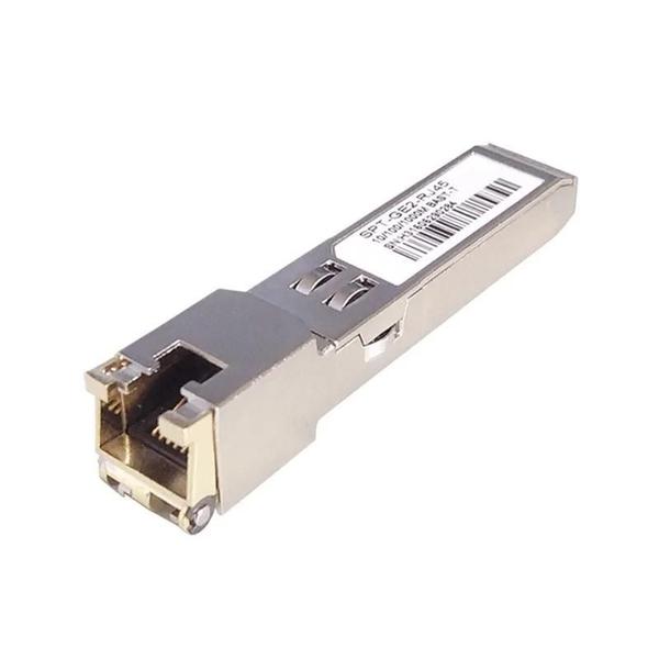 Imagem de Conector RJ45 Gigabit Ethernet SFP para Módulo de Fibra - Compatível com Cisco e Mikrotik