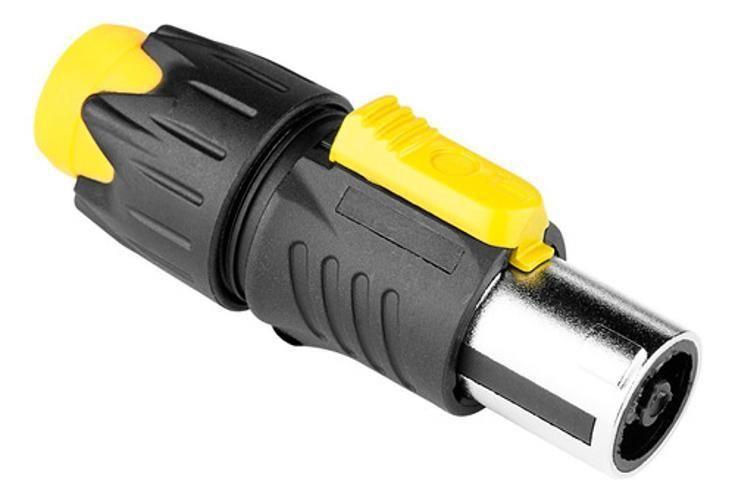 Imagem de Conector Speakon Macho Linha 4 Vias Metálico Com Trava Mxt