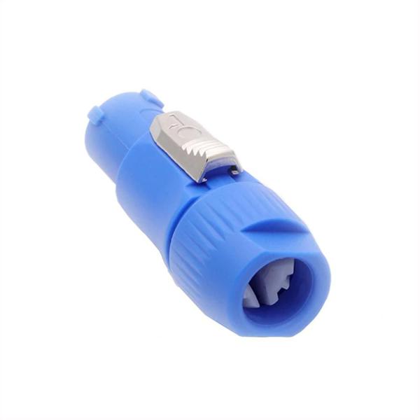 Imagem de Conector Speakon Powercon Macho 3 Polos Azul Alta Qualdiade