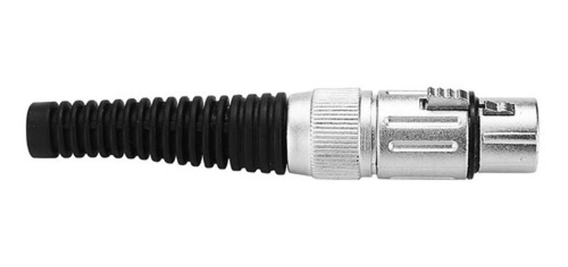 Imagem de Conector Xlr Canon Femea Q-11 Niquelado Csr