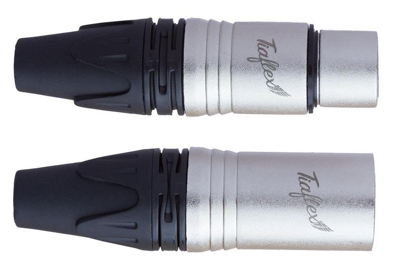 Conector XLR Macho / Fêmea Balanceado Tiaflex - 10 pçs Imagem de Conector XLR Macho / Fêmea Balanceado Tiaflex - 10 pçs