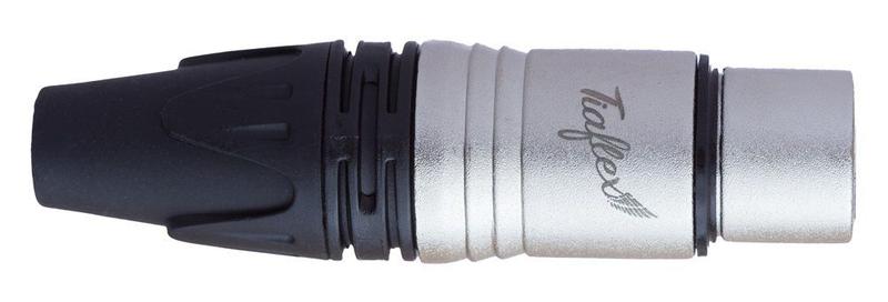 Conector XLR Macho / Fêmea Balanceado Tiaflex - 10 pçs Imagem de Conector XLR Macho / Fêmea Balanceado Tiaflex - 10 pçs