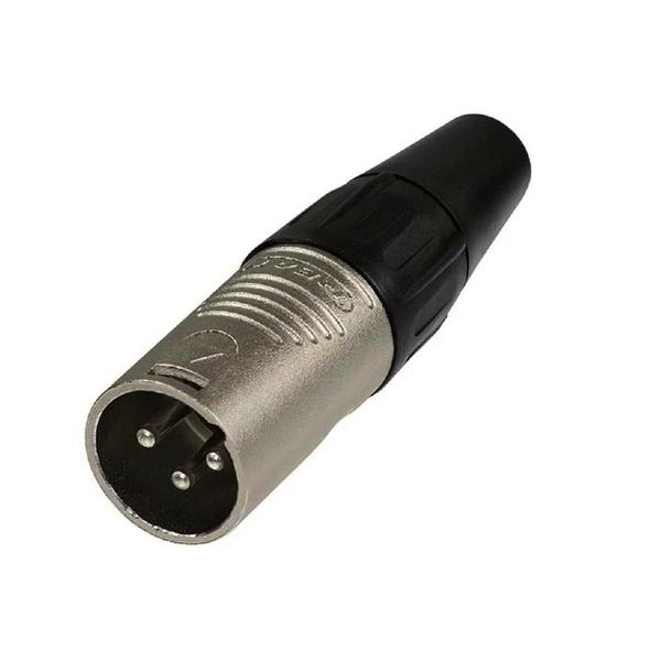 Imagem de Conector XLR Macho Linha 3 POLOS Nickel Rean RC3M