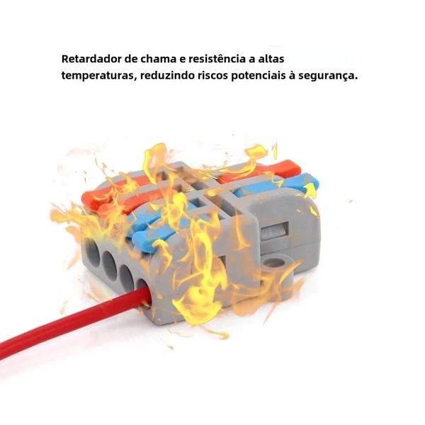 Imagem de Conectores de Fiação Rápida - Mini Divisores Compactos (10, 30 ou 50 Peças)