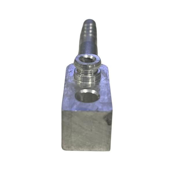 Imagem de Conexão Filtro Secador Gol G2 G3 G4 Radial Block Fitting 6mm