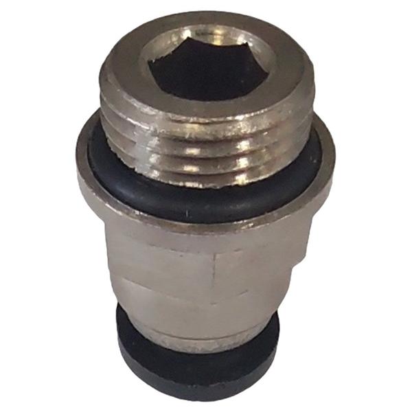 Imagem de Conexao rapida reta macho 3/8 x 10mm bsp - com 2 peças