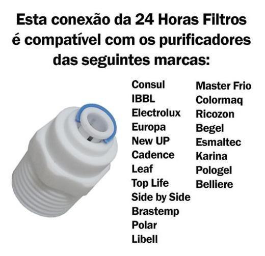 Imagem de Conexão Reta Para Mangueira Purificador Consul Electrolux